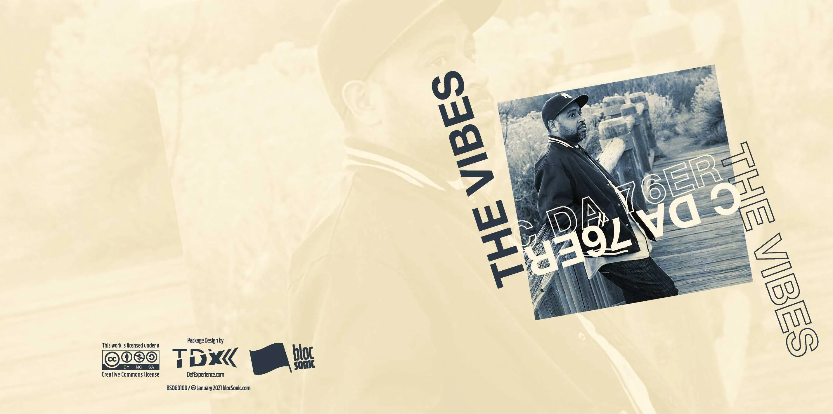 Album insert for “The Vibes” by C da 76er