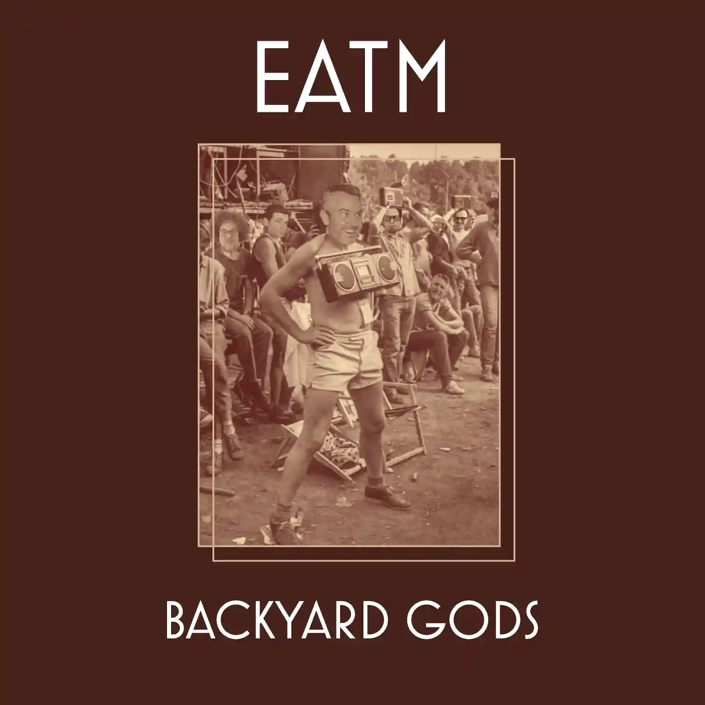 Cover art for “Backyard Gods” by EATM