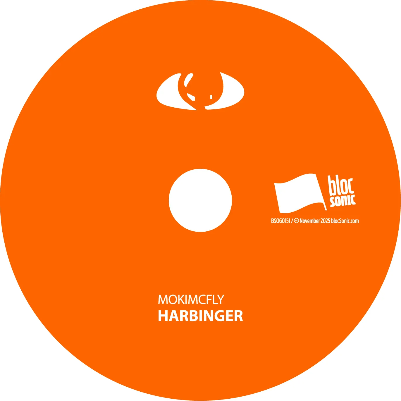 Album disc art for “Harbinger” by Moki Mcfly