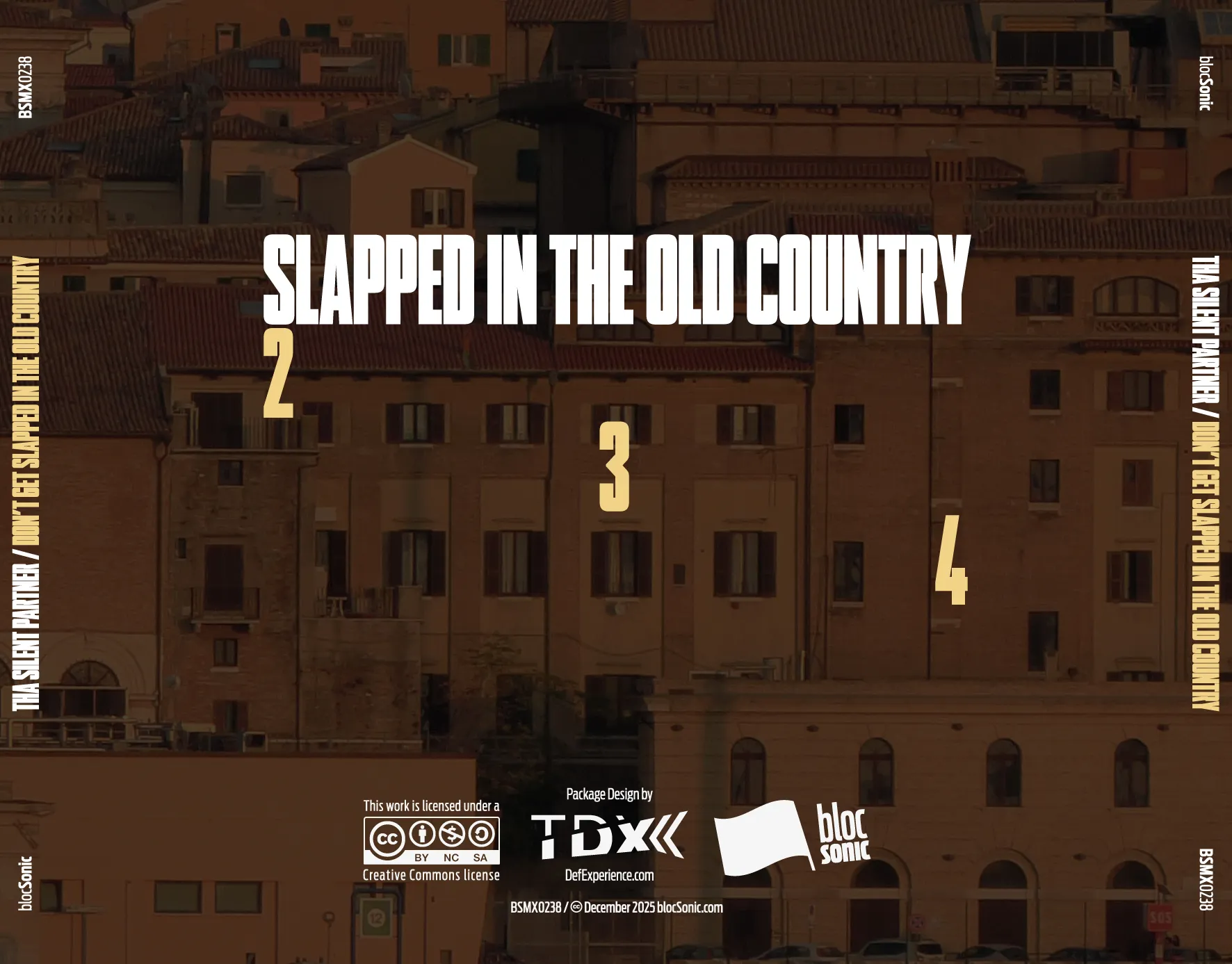 Album traycard art for “Don’t Get Slapped In The Old Country” by Tha Silent Partner