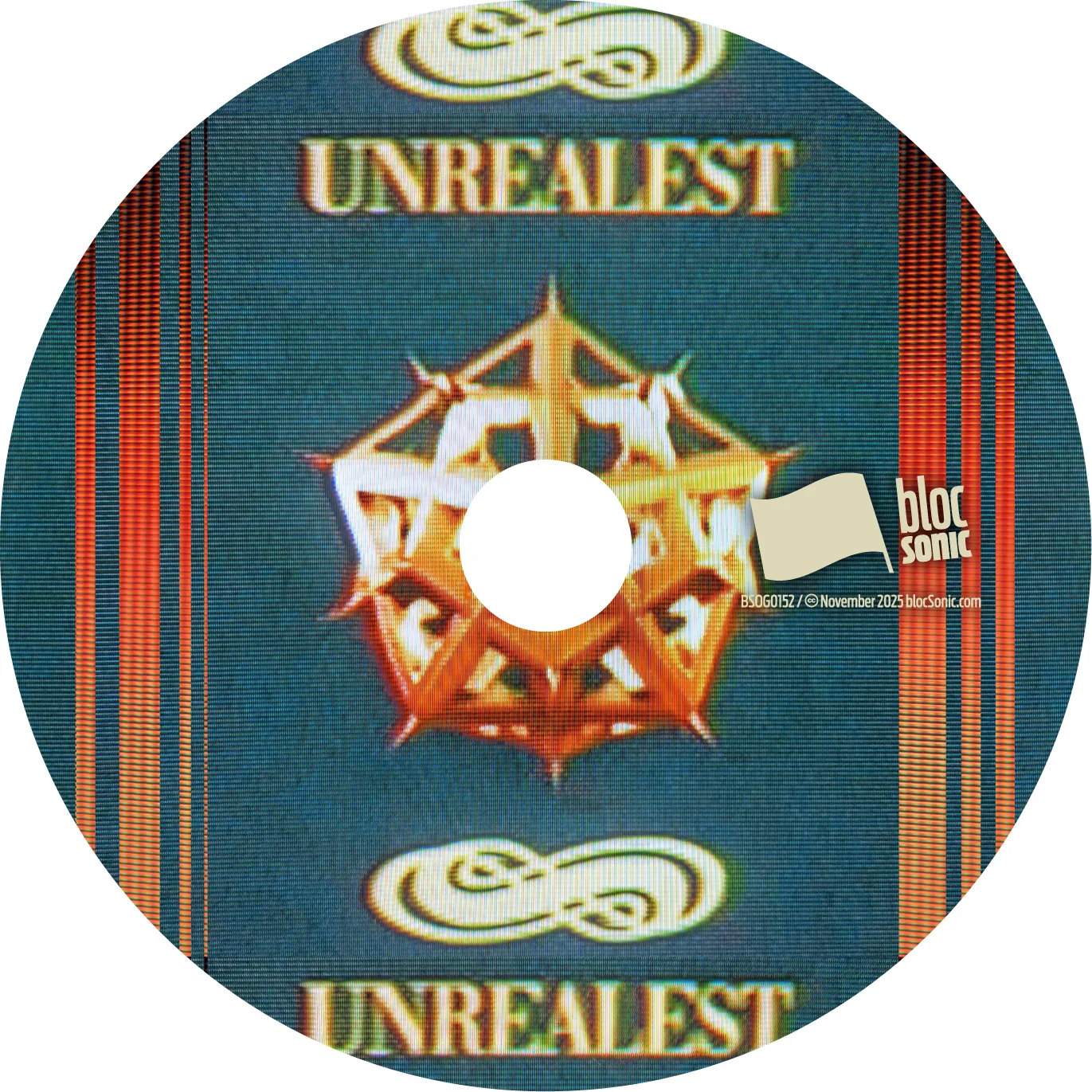Album disc art for “Unrealest” by Timezone Lafontaine